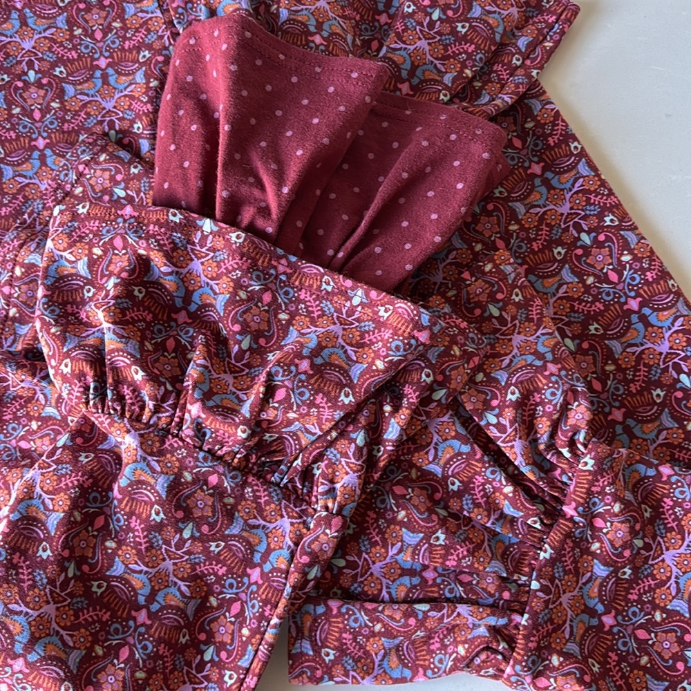 ♥️… Matilda Jane Ruffle Floral Bottoms - Picture 3 of 5